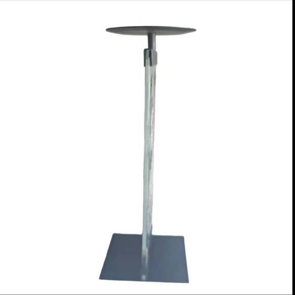 Joan Baker Designs Stained Glass Hand Painted Santa Christmas Candle Holder - Picture 5 of 8